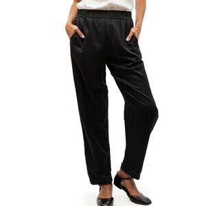 Raquel Allegra Pebble Satin Camden Pant